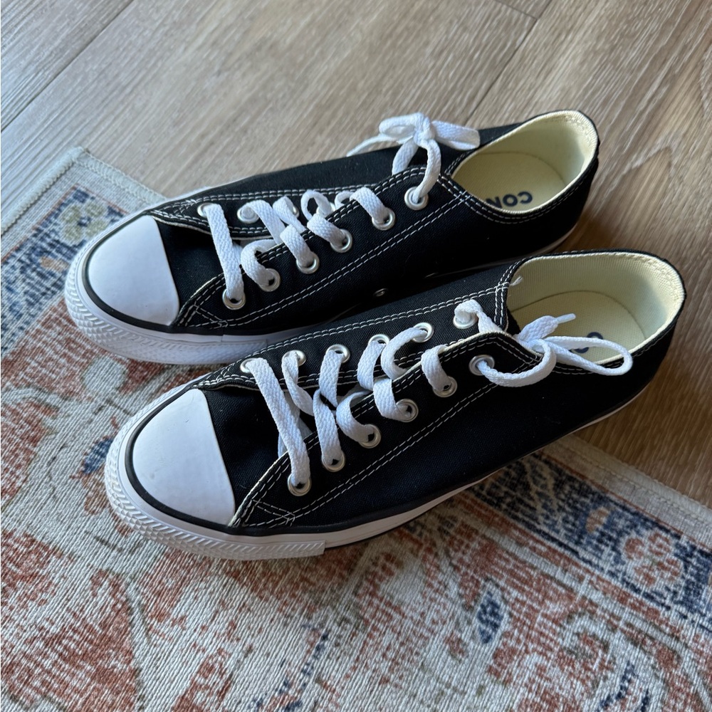 Converse Casual Black Canvas Sneakers